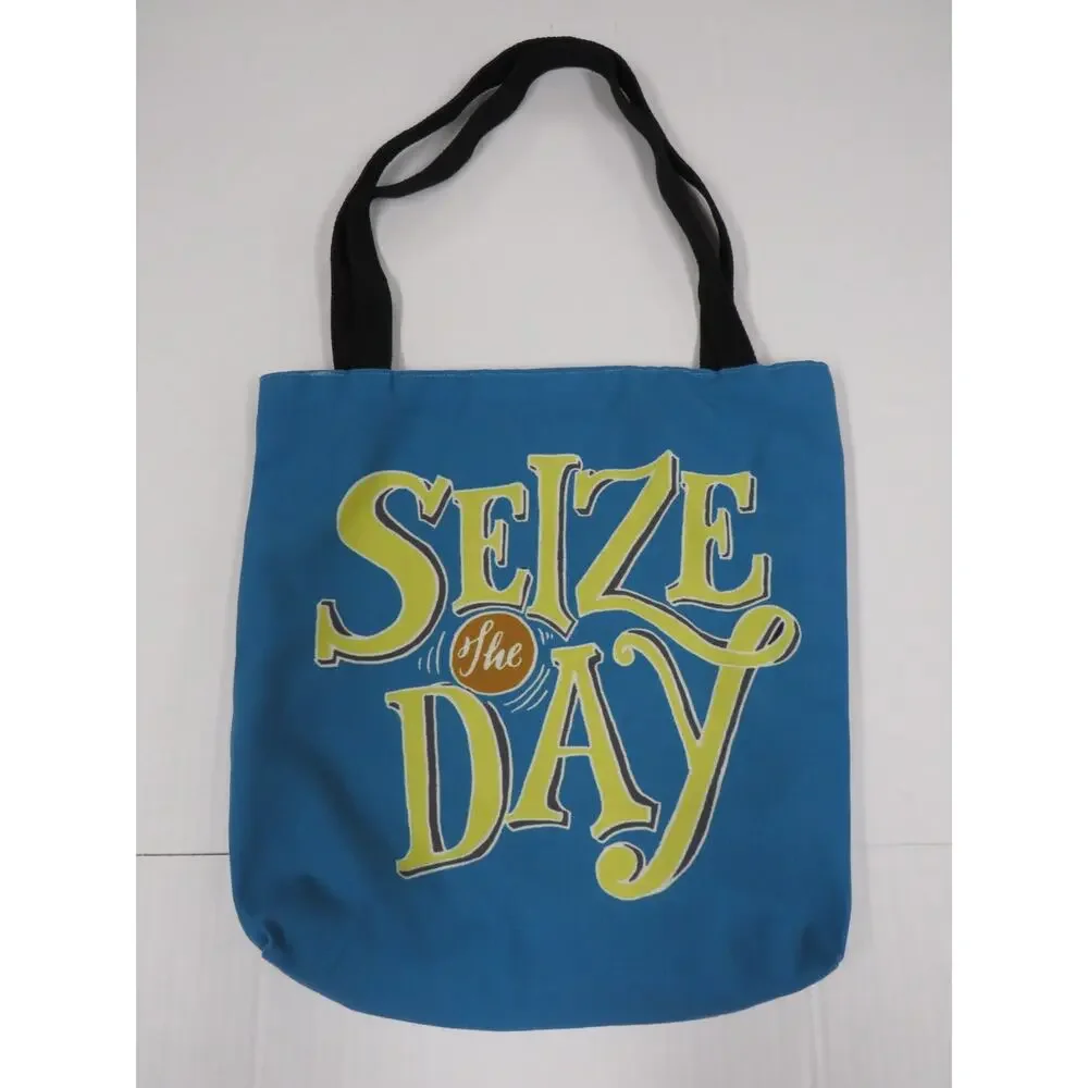 Tote Bag Seize the Day Fun Vacation Musical Theatre Fall Autumn Back to School